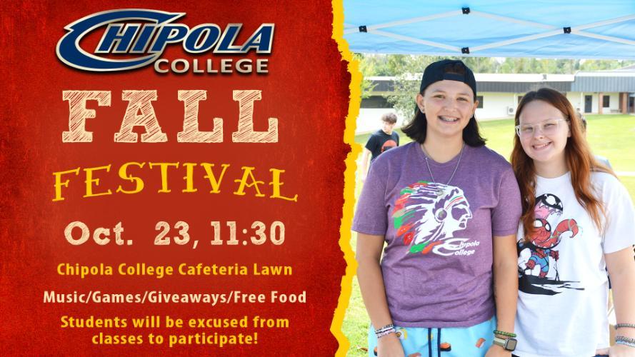 Fall Festival Oct. 23, 11:30