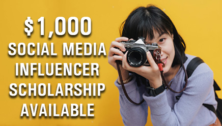 $1,000 Social Media Influencer Scholarship Available