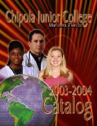 Front cover Chipola college catalog 2003-2004