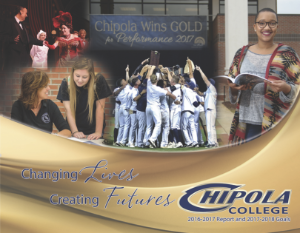 Cover image of the Chipola College 2016-2017 President's Report and 2017-2018 Goals