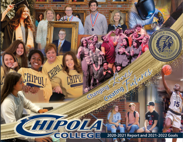 Cover image of the 2020-2021 Chipola President's Report