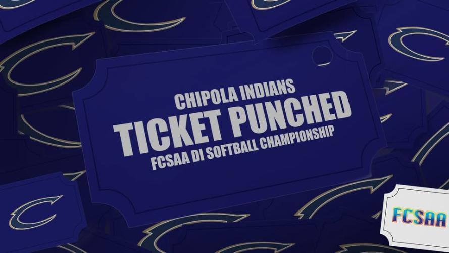 Chipola Indians Ticket Punched FCSAA DI Softball Championship