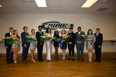 2022 Homecoming Queen and Mr. Chipola with court