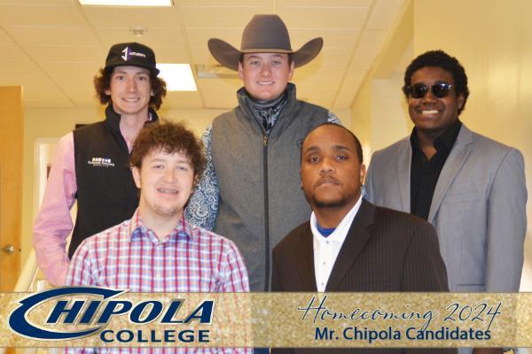  3 Mr. Chipola Upper Classmen Candidates logo