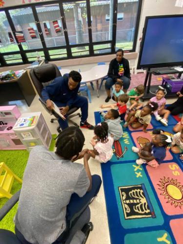 Chipola Basketball Visits Early Childhood