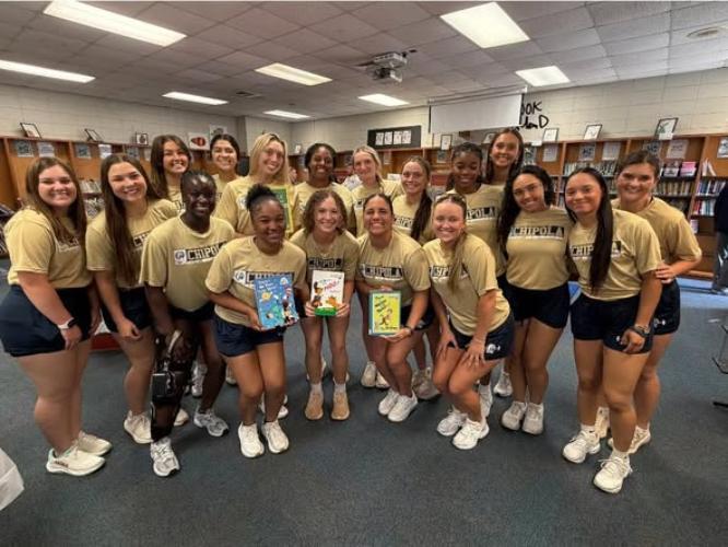 Chipola Softball Read Across America