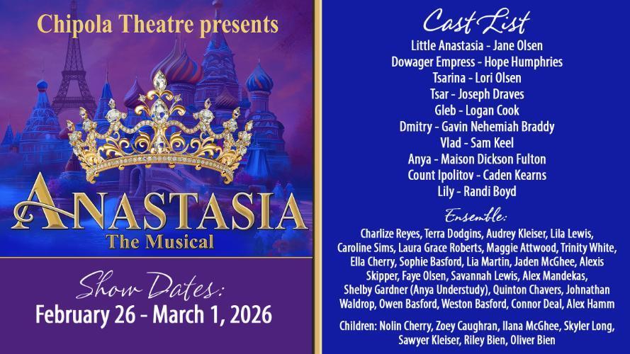 Anastasia Cast List - TV Slide