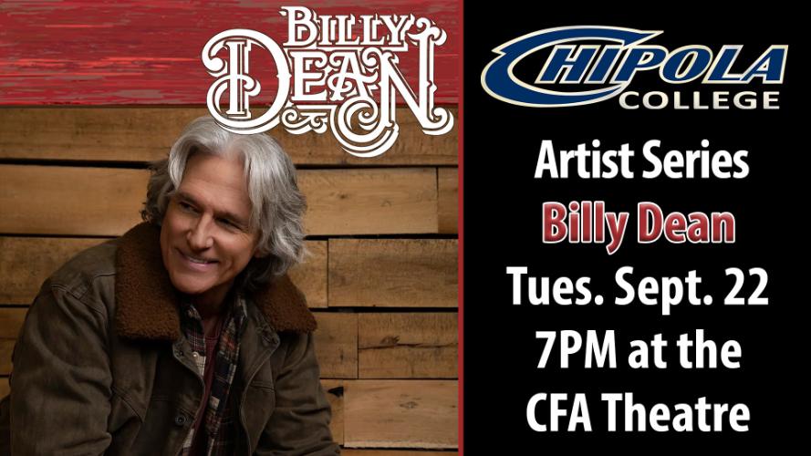 Chipola College Artist Series Billy Dean