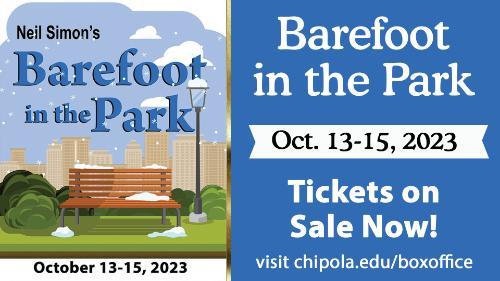 October 13th-15th. Tickets are on sale now. Visit chipola.edu/boxoffice