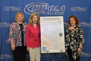 CHIPOLA RANKS WELL IN THE STATE AND IN THE NATION