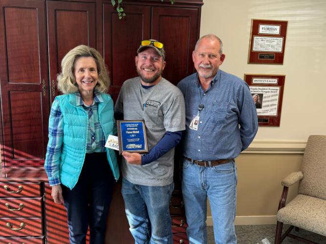 Career Employee of the Month- Clayton Mitchell