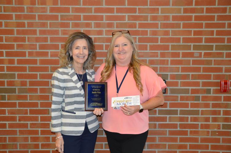 Jennifer White has been selected for the Chipola College Career Employee Award