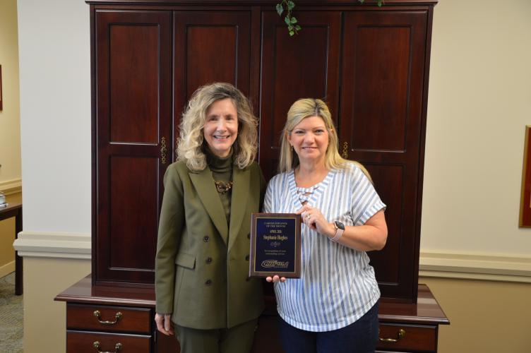 Stephanie Career Employee of the Month