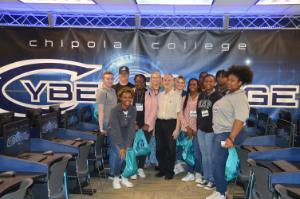 14 Students from the Jackson County Chamber of Commerce Career Camp pose for picture