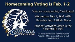 Homecoming Voting Banner 