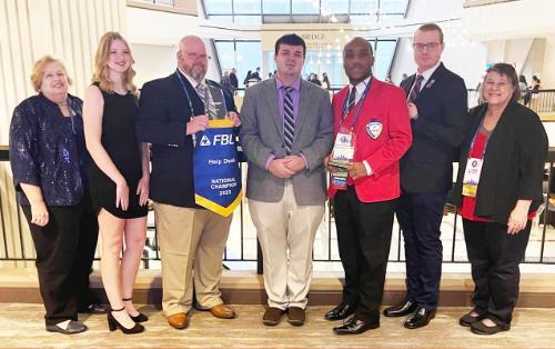 Chipola's FBLA poses for picture after winning Top Honors 