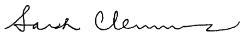 Dr. Clemmons' signature
