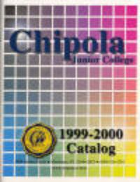 Front cover Chipola college catalog 1999-2000