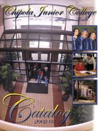 Front cover Chipola college catalog 2002-2003