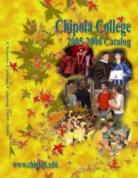 Front cover Chipola college catalog 2005-2006