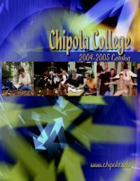 Front cover Chipola college catalog 2004-2005